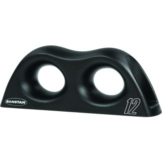 Ronstan Ropeglide dubbel - 12mm - zwart